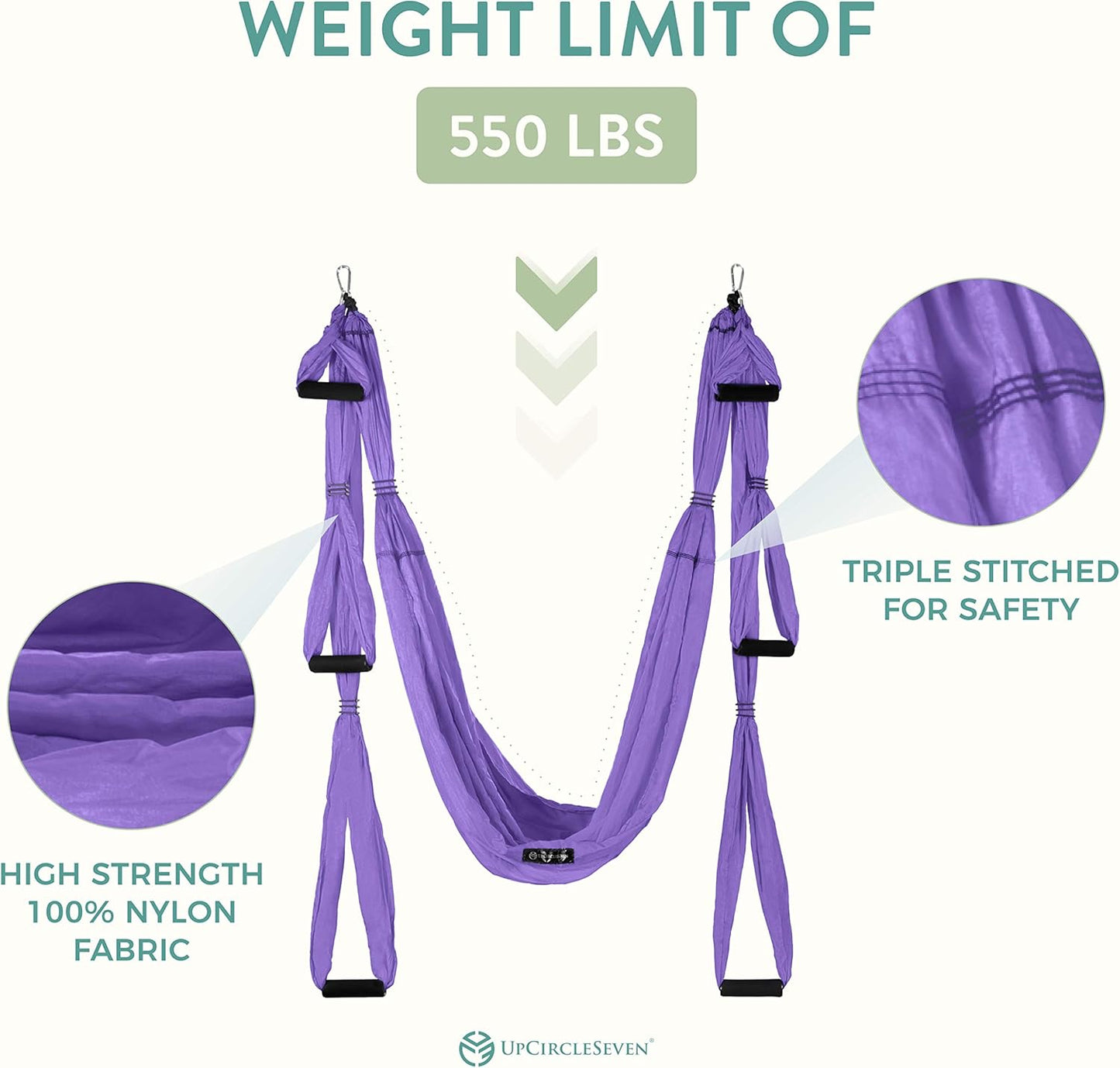 UpCircleSeven Aerial Yoga Swing Set Ceiling Mount Accessories