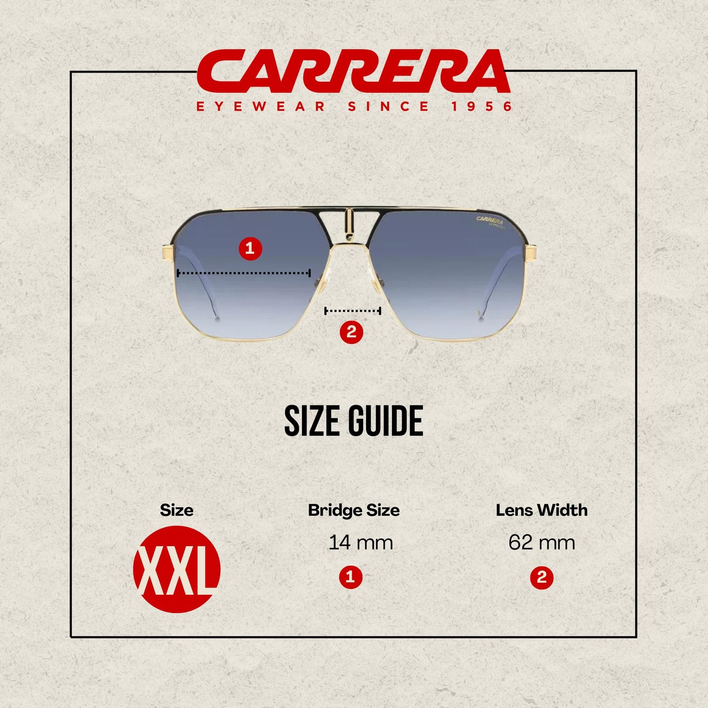 Carrera CA1062/S 2M2 62MM Black-Gold / 08 DK Blue Shaded Square Sunglasses for Men + BUNDLE With Designer iWear Complimentary Eyewear Kit