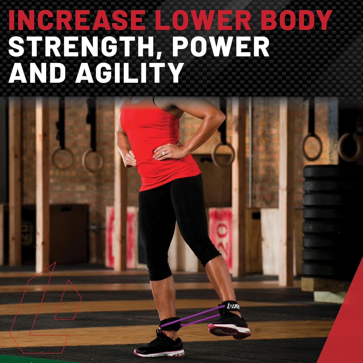 Lifeline Monster Walk - Lower Body Resistance Bands, Ankle Cuffs