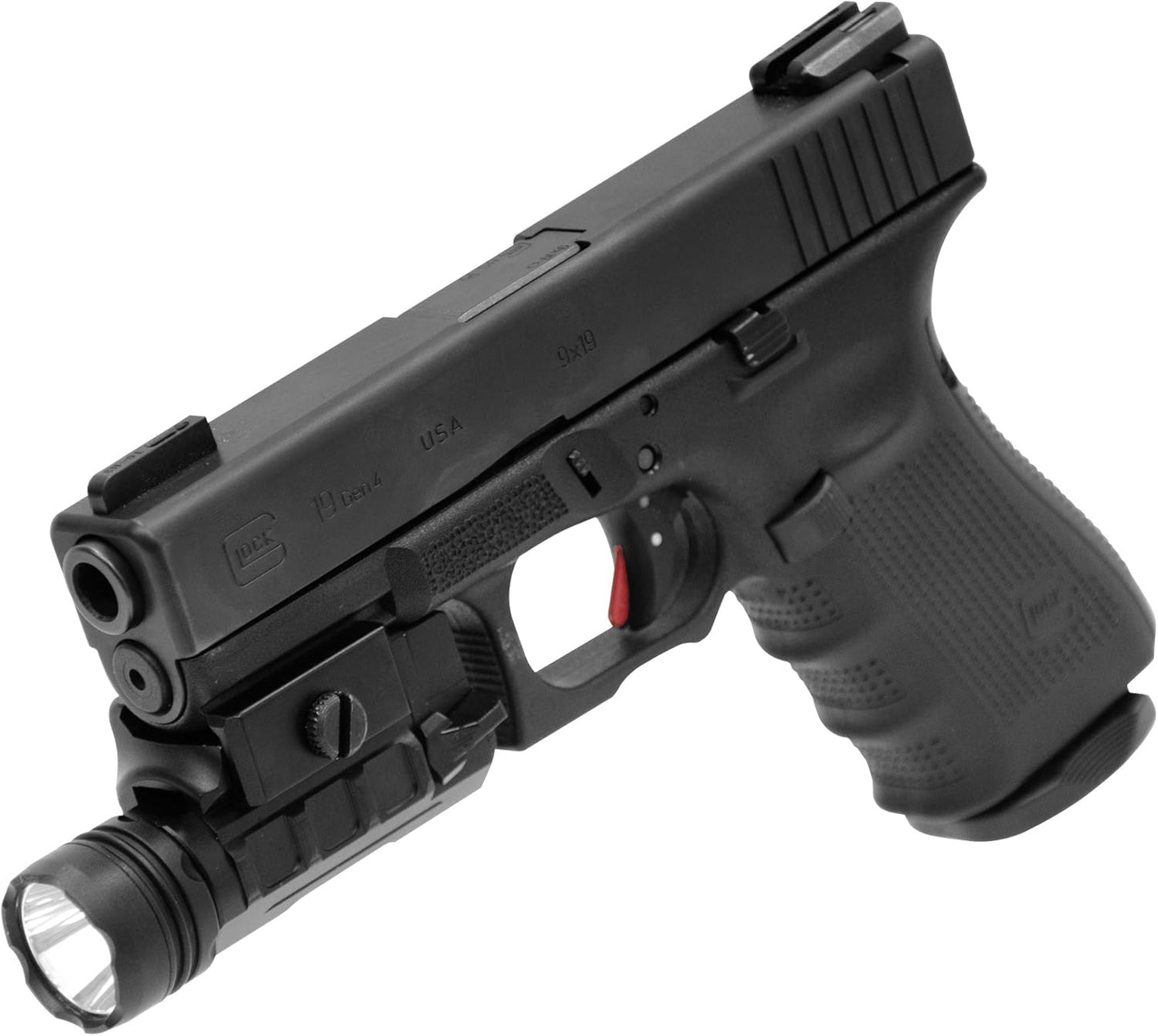 UTG LT-ELP123R-A 400 lm Sub-Compact LED AMBI Pistol Light,Black