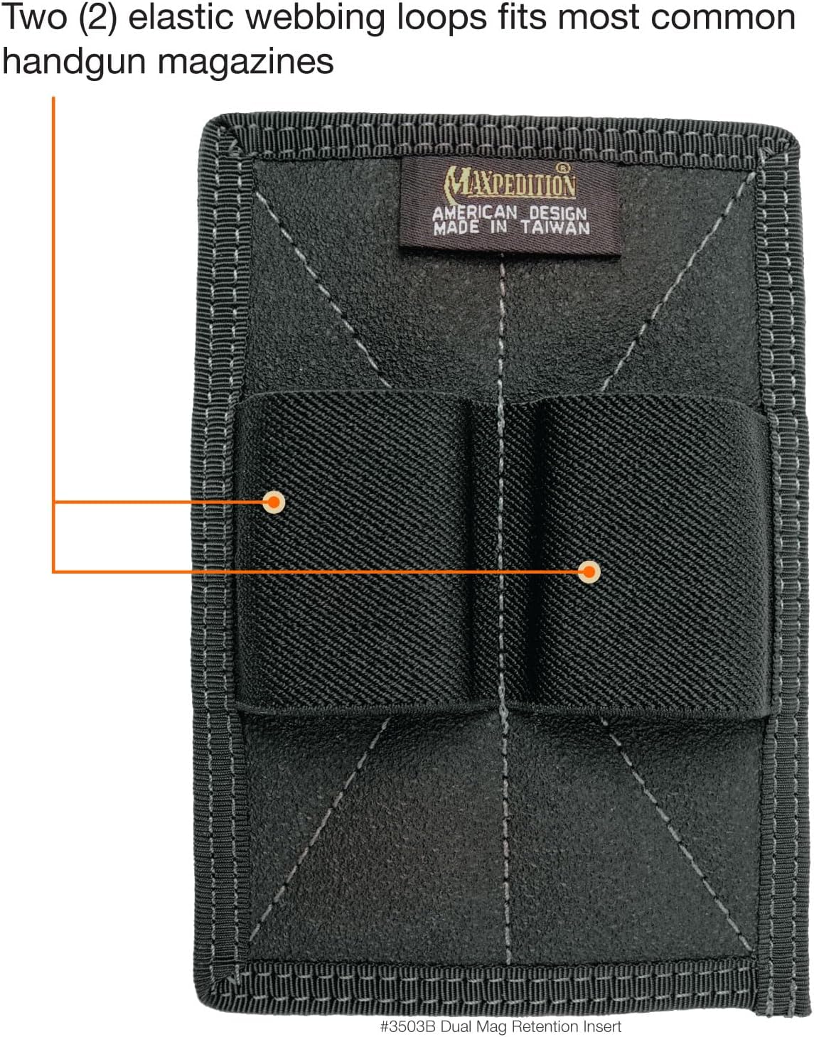 Dual Mag Retention Insert (Black)