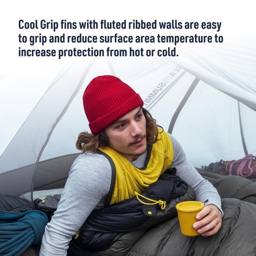 Sea to Summit Passage 16 Ounce Insulated Camp Mug, Arrowwood Yellow
