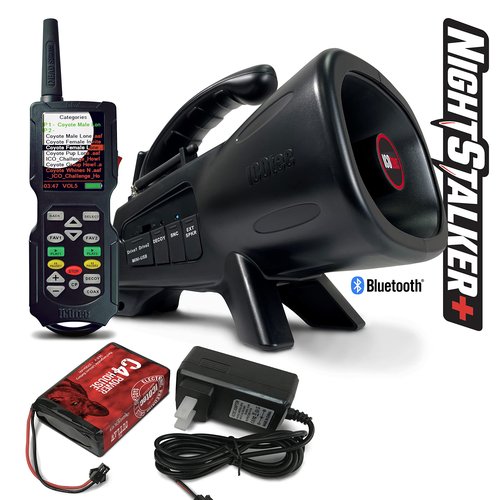 Icotec Night Stalker+ Professional Predator Call with Bluetooth and C4 Rechargeable Lithium Battery