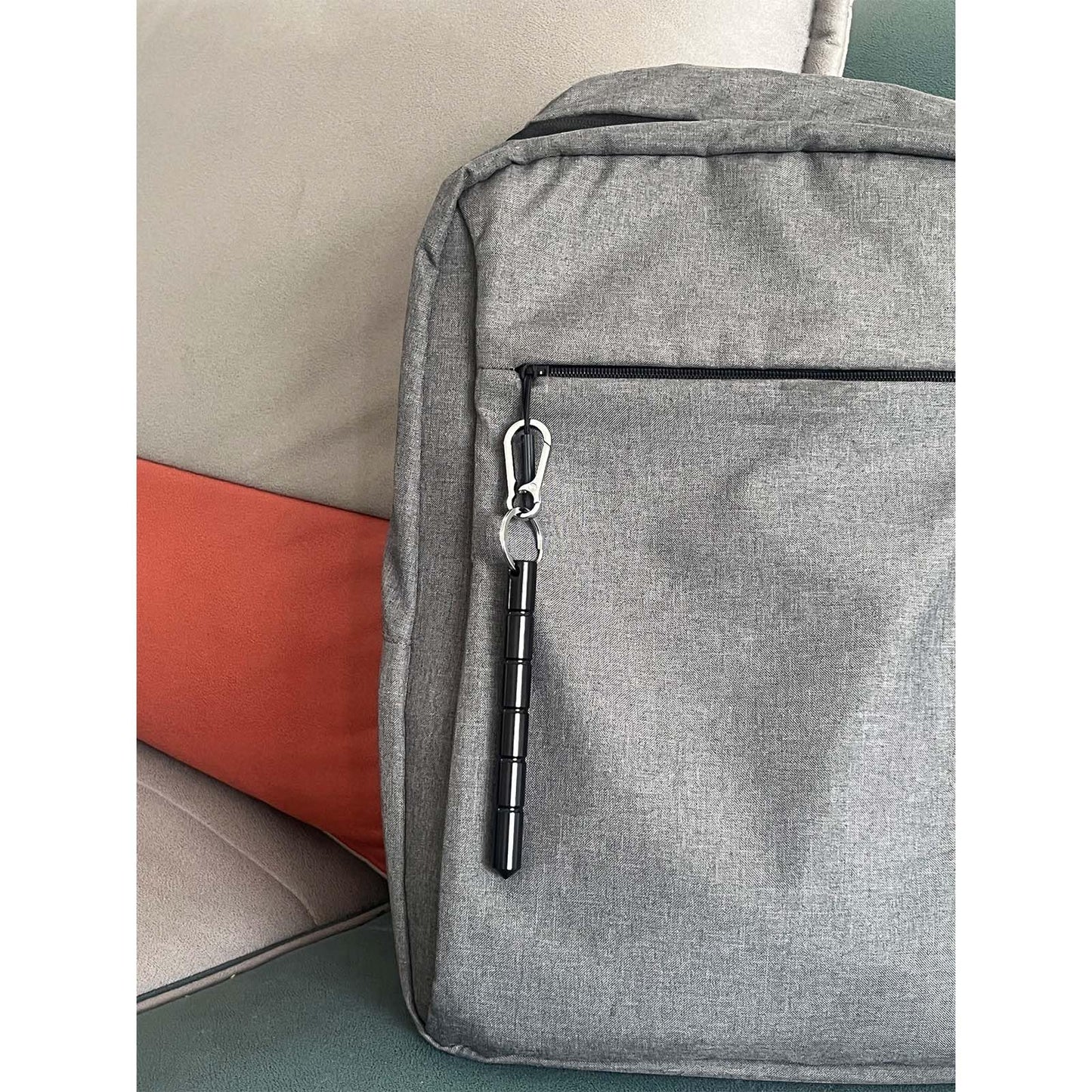 GladTime Kubaton Metal Tactical Keychain Aluminum Safety Keyring Self Defense Weapon with Key Chain Hook 2 Kit