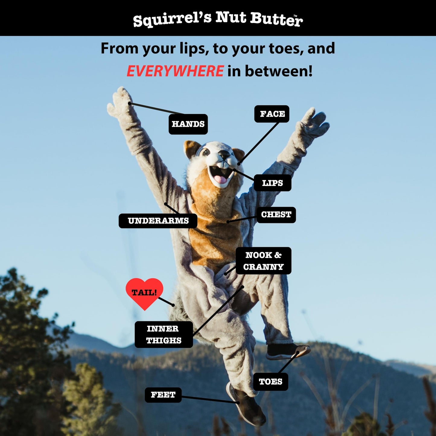 Squirrel's Nut Butter Anti Chafing Stick | All Natural Chafe Prevention & Skin Care for Athletes, Runners & Adventurers | Thighs, Arms, Pack Straps & More | 1.7 oz