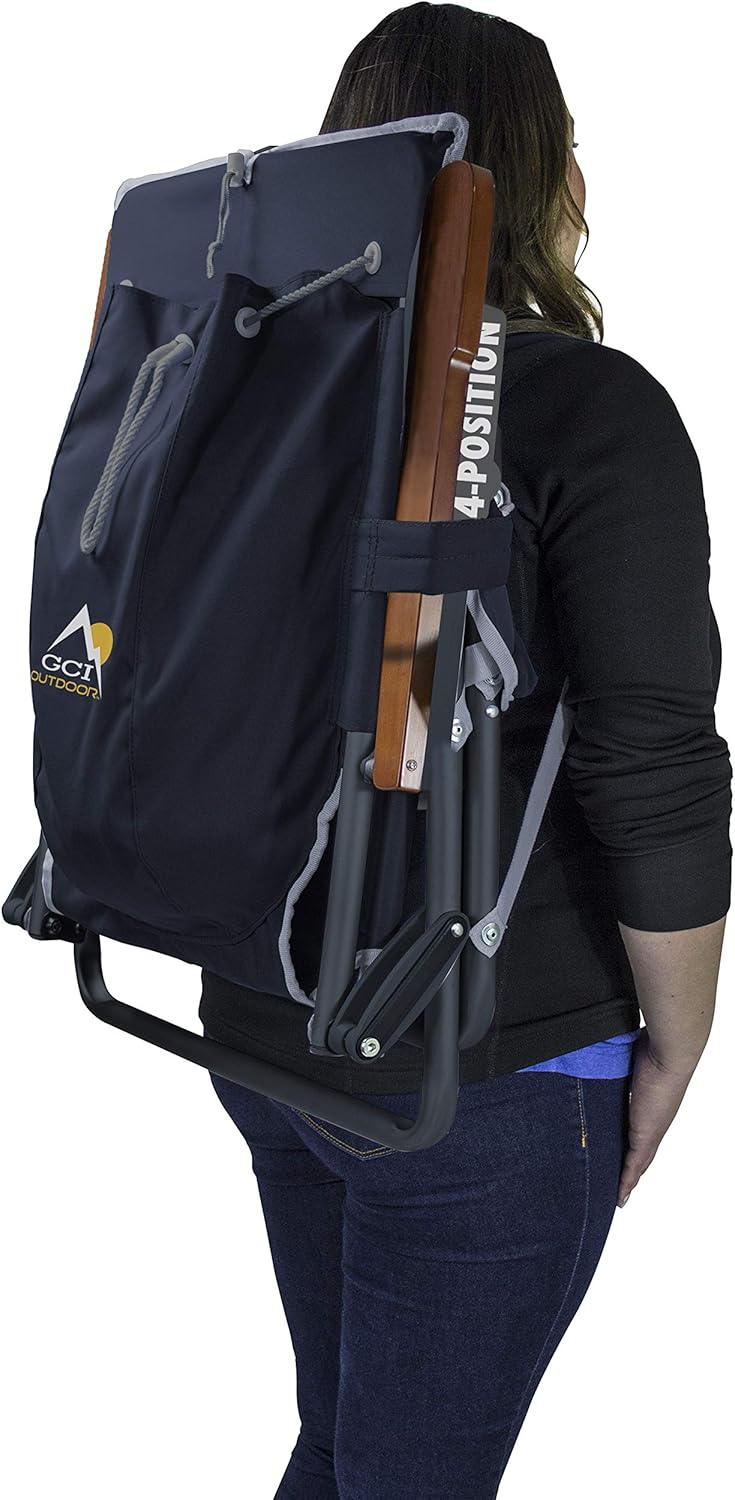 GCI Outdoor Wilderness Reclining Portable Backpack Chair