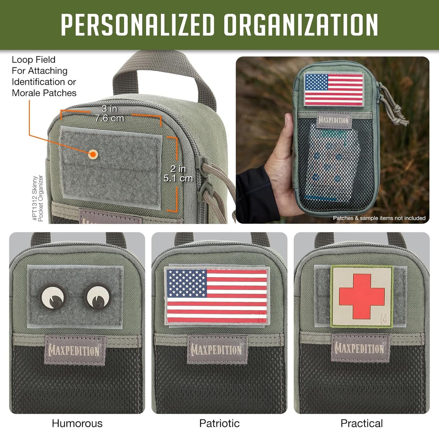 MAXPEDITION Skinny Pocket Organizer