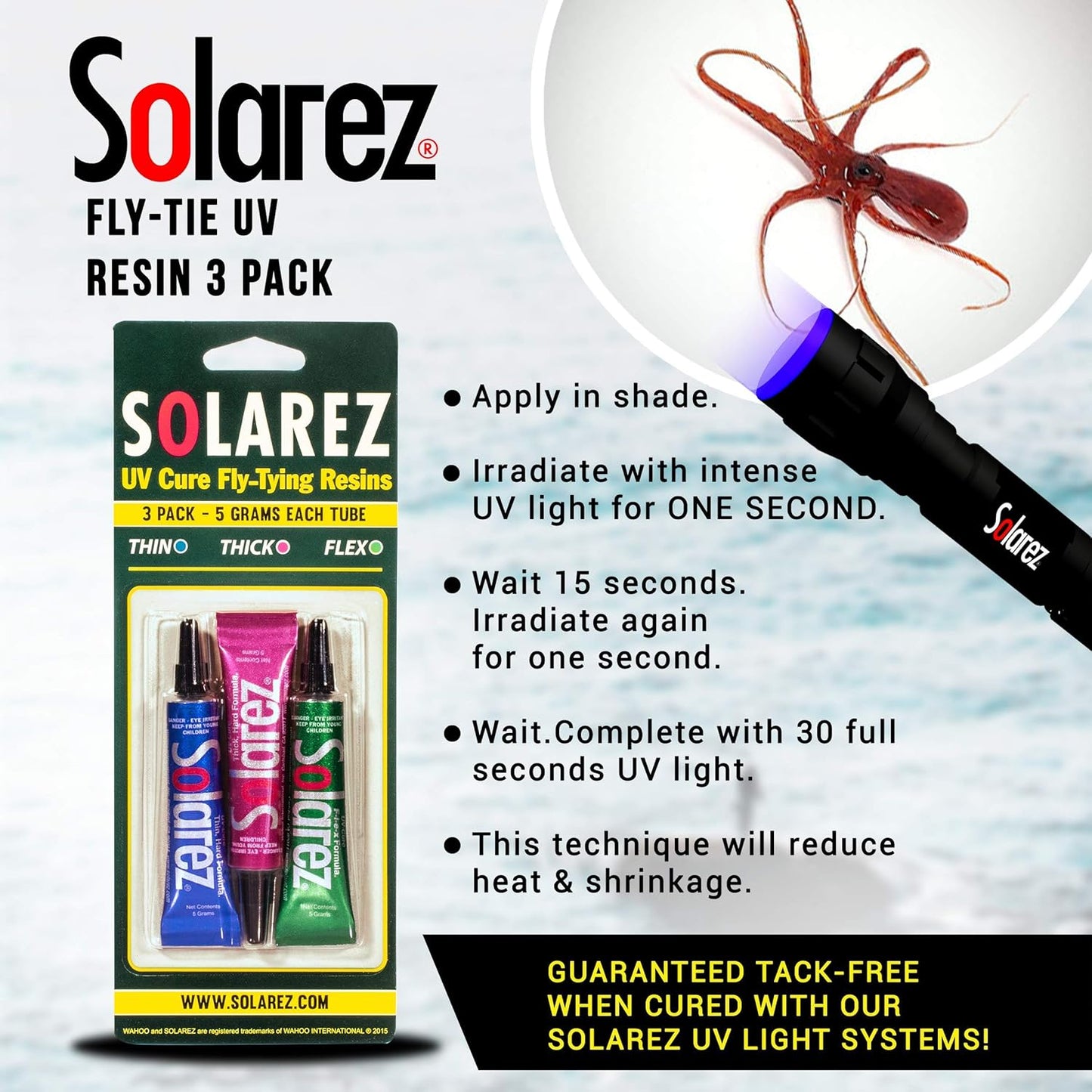 SOLAREZ Artisan Epoxy Resin Kit - Clear, UV-Resistant, 16 oz for Crafts & Repairs