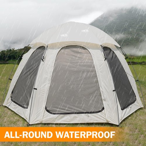 Bubble Tent, AYAMAYA 10x10 FT Screen House for 4-6 People, Outdoor Sports Tent Canopy with Mesh Mosquito Netting for Patio, Camping, Backyard and Outside Activities, Weatherproof Sun Shelter