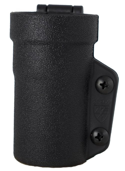 Zero9 Holsters - Model 4058 Flashlight Case, Bezel Down 4, Compatible with Strion 2020 and Pelican 7600 Flashlights (Black, Molle Lok)