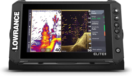 Lowrance Elite FS Fishfinder/Chartplotter, Available with and Without Transducer