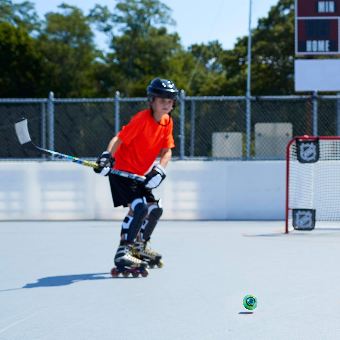 Official Size Franklin Sports NHL Street Hockey Balls | No Bounce | Assorted Colors