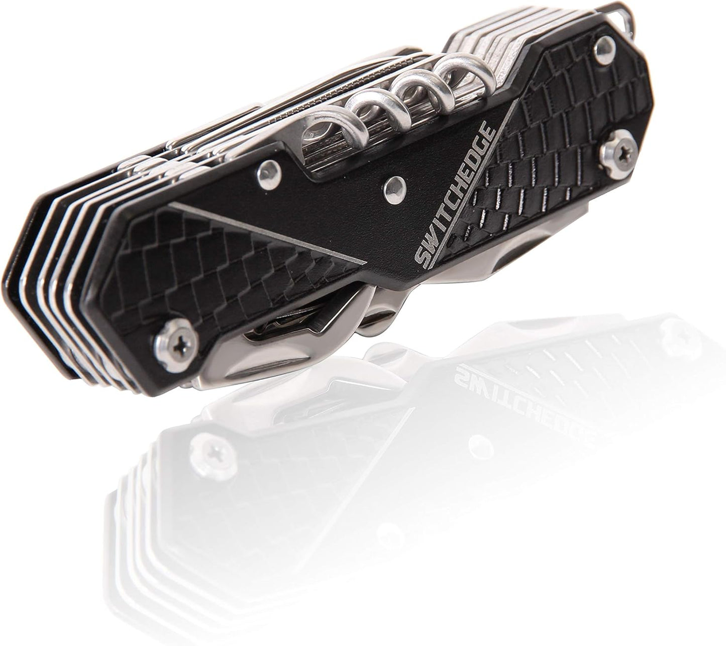 14 Tools in One Black Pocket Knife