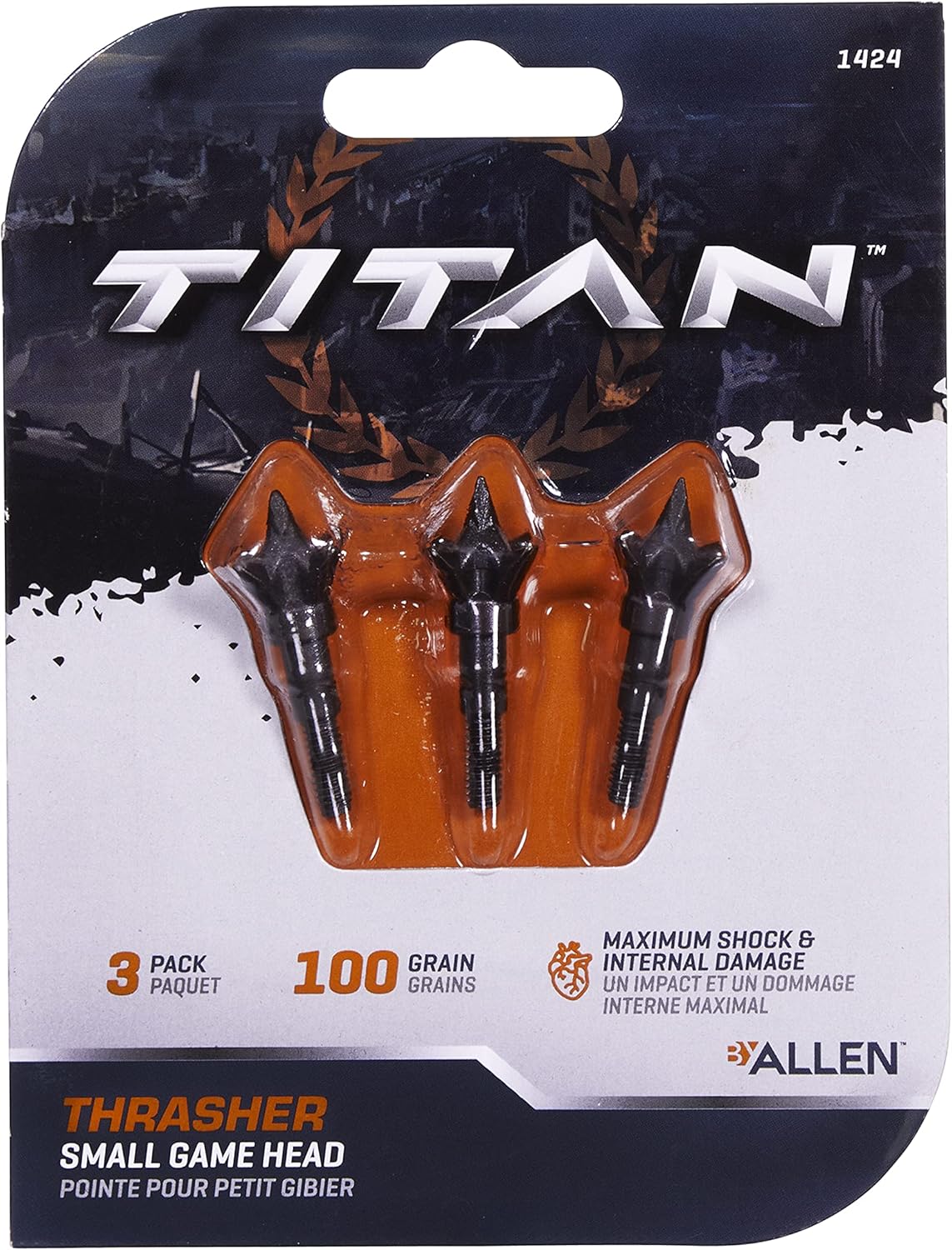 Allen Thrasher Small Game Arrow Head (Pack of 3)