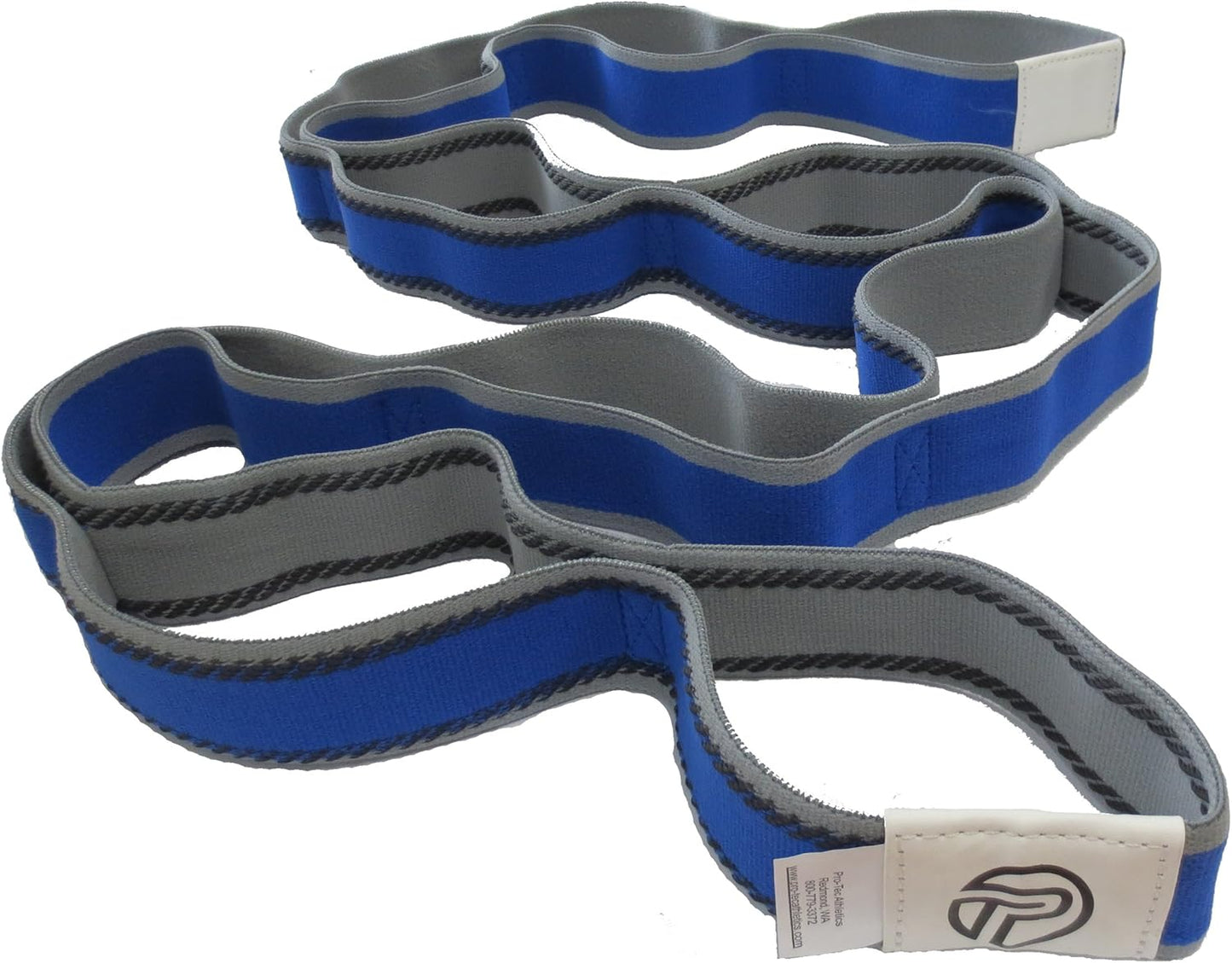 Pro-Tec Stretch Band, Pink, Strength Training, Resistance Bands, Latex, Toning, Shoulders, Back, Glutes, Core, Foot, Upper & Lower Legs, Easy to Use, Working Out, Static Stretching, Dynamic Exercises
