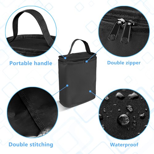 Propane Tank Bag, 1 lb./ 16 oz Fuel Cylinder Carry Bag, Refillable Propane Cylinder Tank Cover,Gas Tank Protective bag, 600D Oxford Fabric,Mini Tank Accessories, for Outdoor Camping,Cooking,Picnic