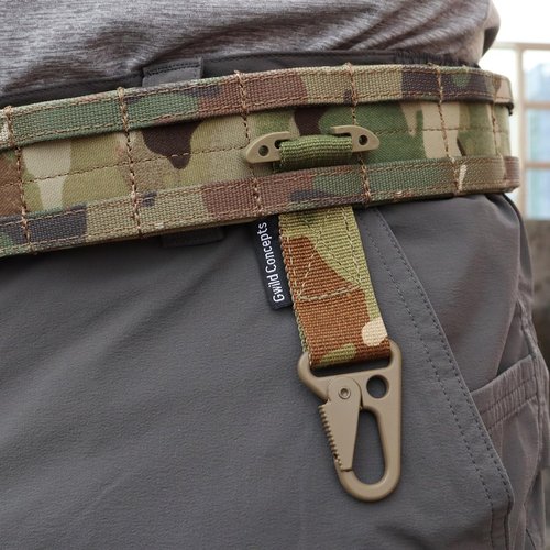 Gwild Concepts Belt Glove Clip Tactical Gear MOLLE Snap Hook Gloves Holder Battle Belt Accessories for Gloves Keychains,2pcs,Camo
