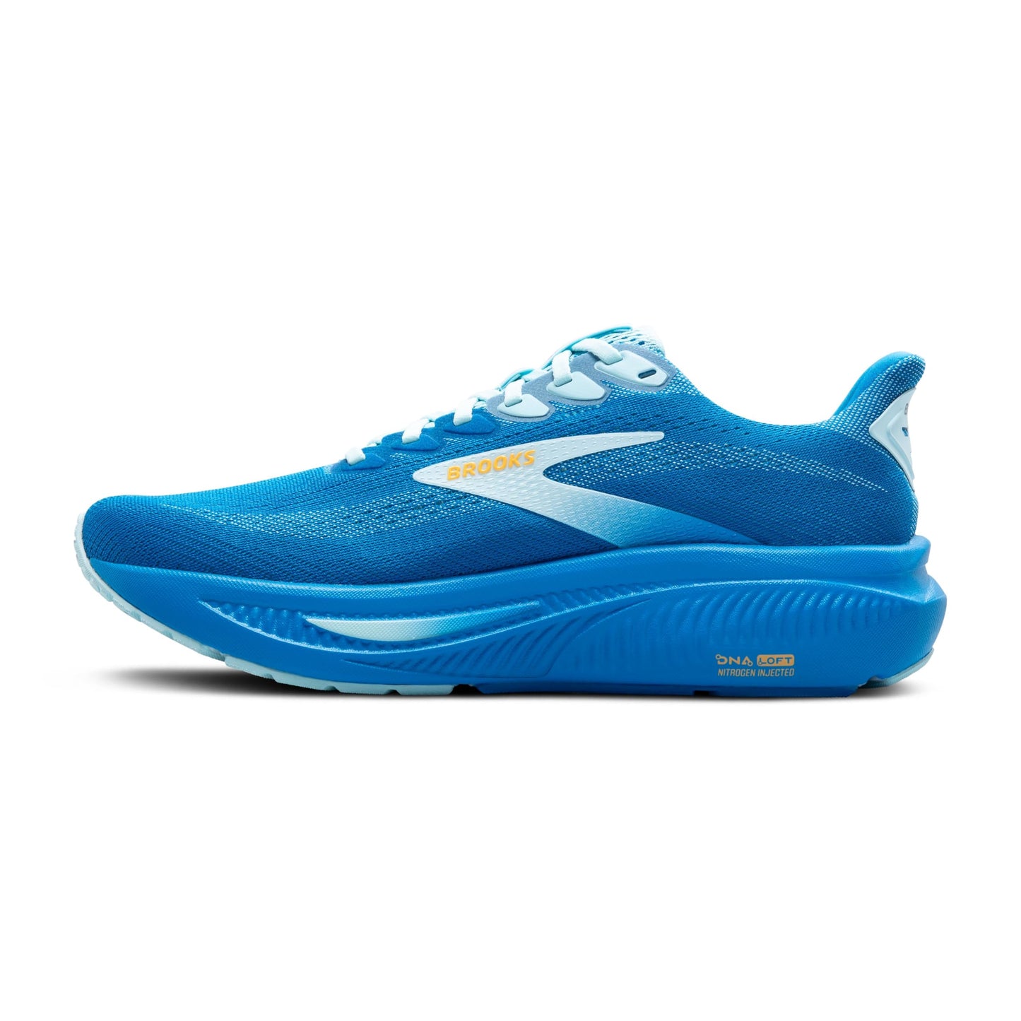 Brooks Men’s Ghost 17 Neutral Running Shoe - Cloissone/Blue/Orange - 12.5 Medium