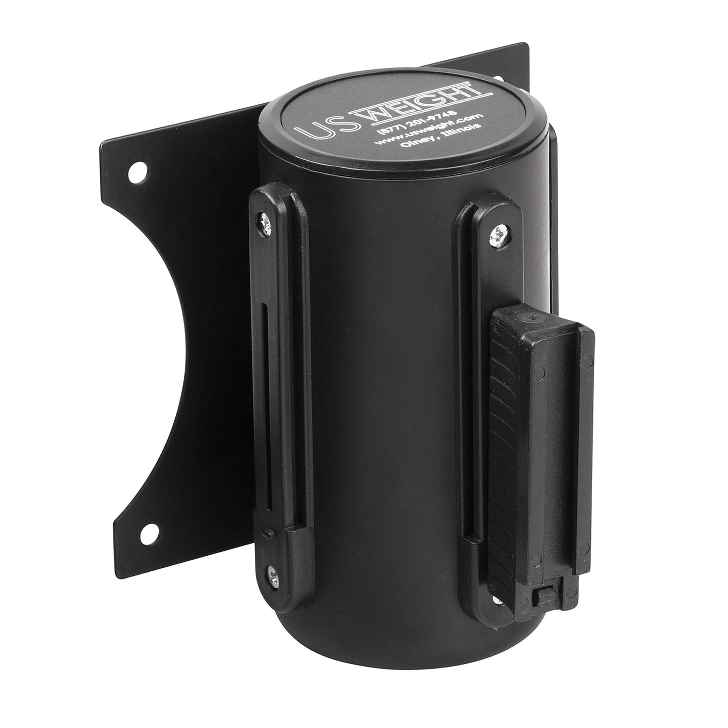 US Weight U2501 Wall Mount with Retractable Belt – 13' Black