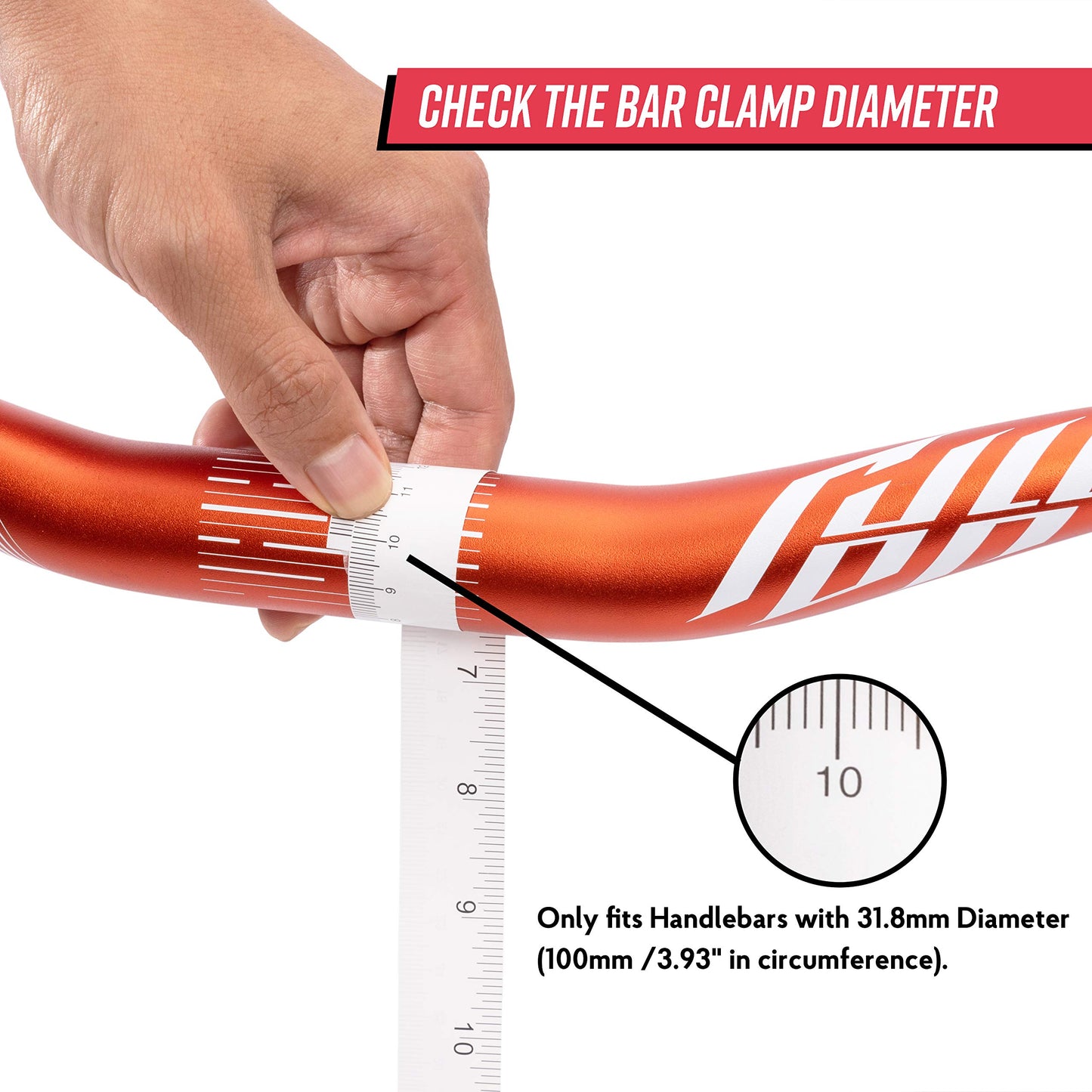 Funn Nixie Bike Stem with 0mm Rise - Length 50mm stem with 31.8mm Bar Clamp, Bike Stem for Mountain Bike, BMX Bike, Road Bike and Gravel Bike (Black)