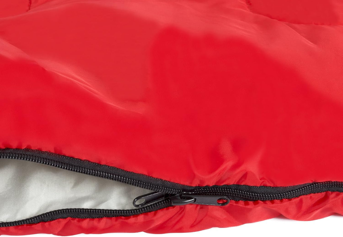 Sleeping Bag ? 2-Season with Carrying Bag for Adults and Kids ? Spirit Lake Sleeping Bag for Camping and Festivals by Wakeman Outdoors (Red)