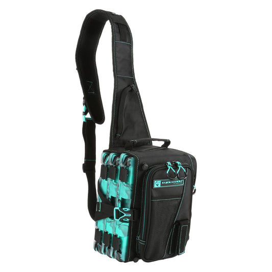 Evolution Fishing Drift Sling Pack,3600,Rucksack w/ 3 Fishing Tackle Trays,Built in Rain Fly,Fishing Sling Pack,Carrying Case