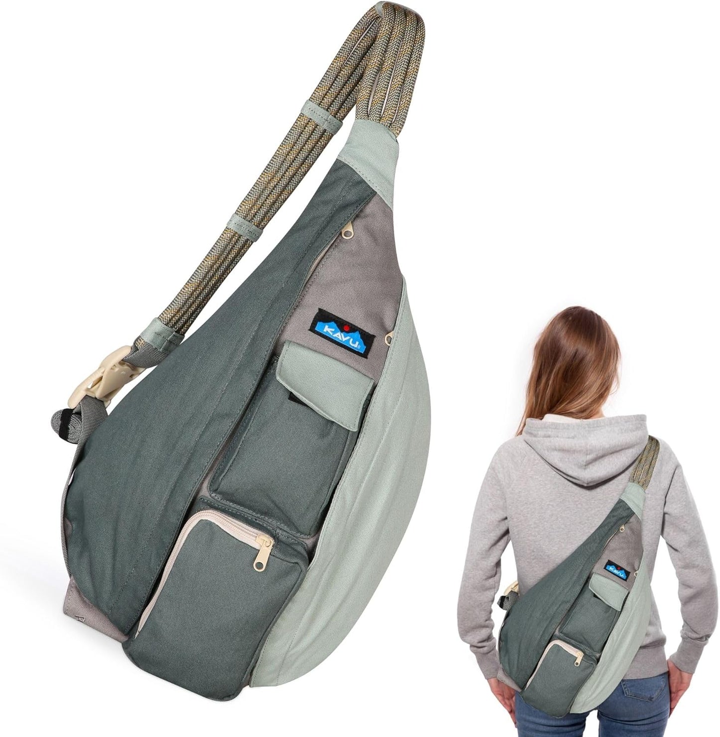 KAVU Rope Bag - Sling Pack for Hiking, Camping, and Commuting