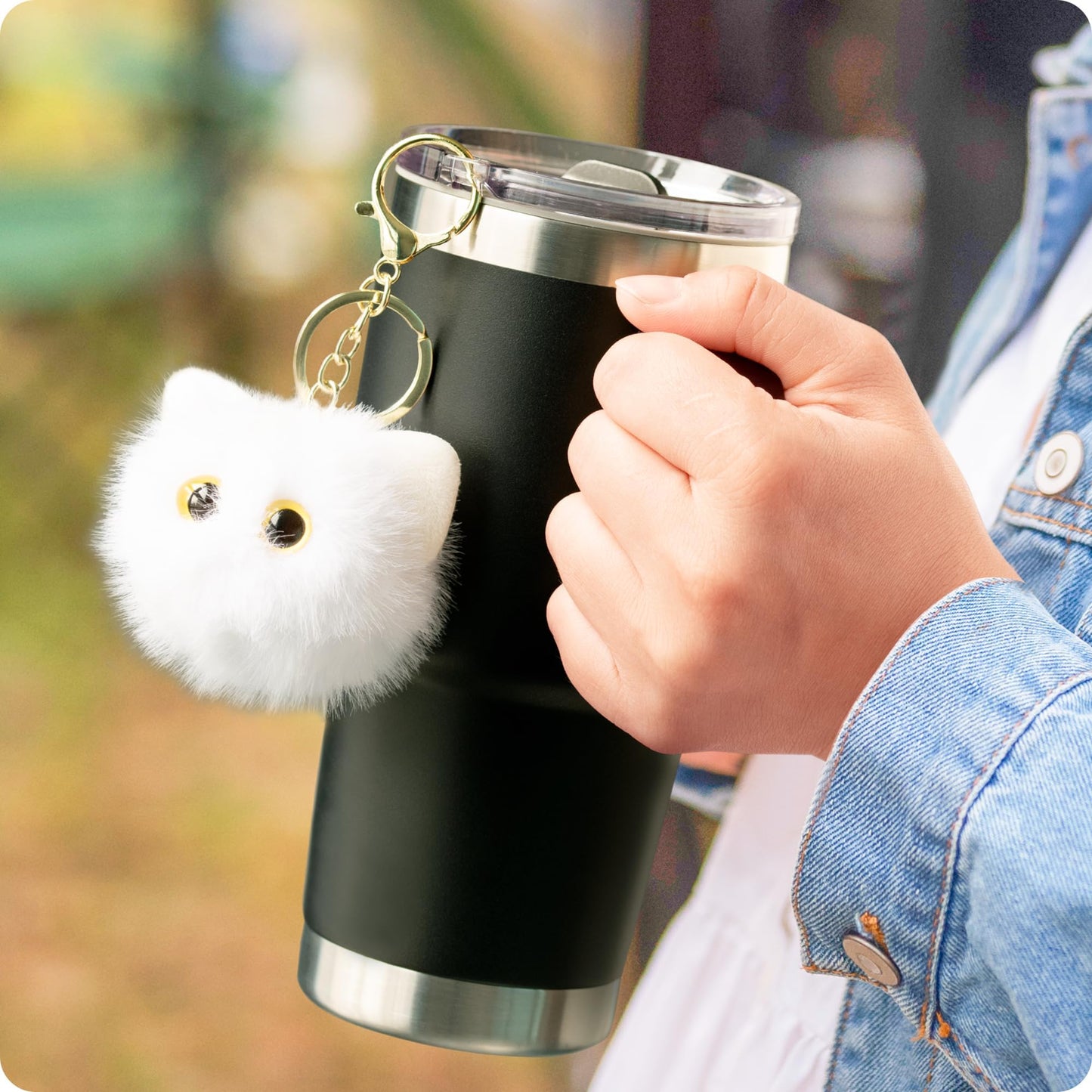 30 OZ Replacement Lid Screw Top Exclusively for YETI Rambler Travel Mug, 30oz Stronghold Threaded Screw On Lid Leak Proof With Straw Hole(For 30 oz Travel Mug Only!