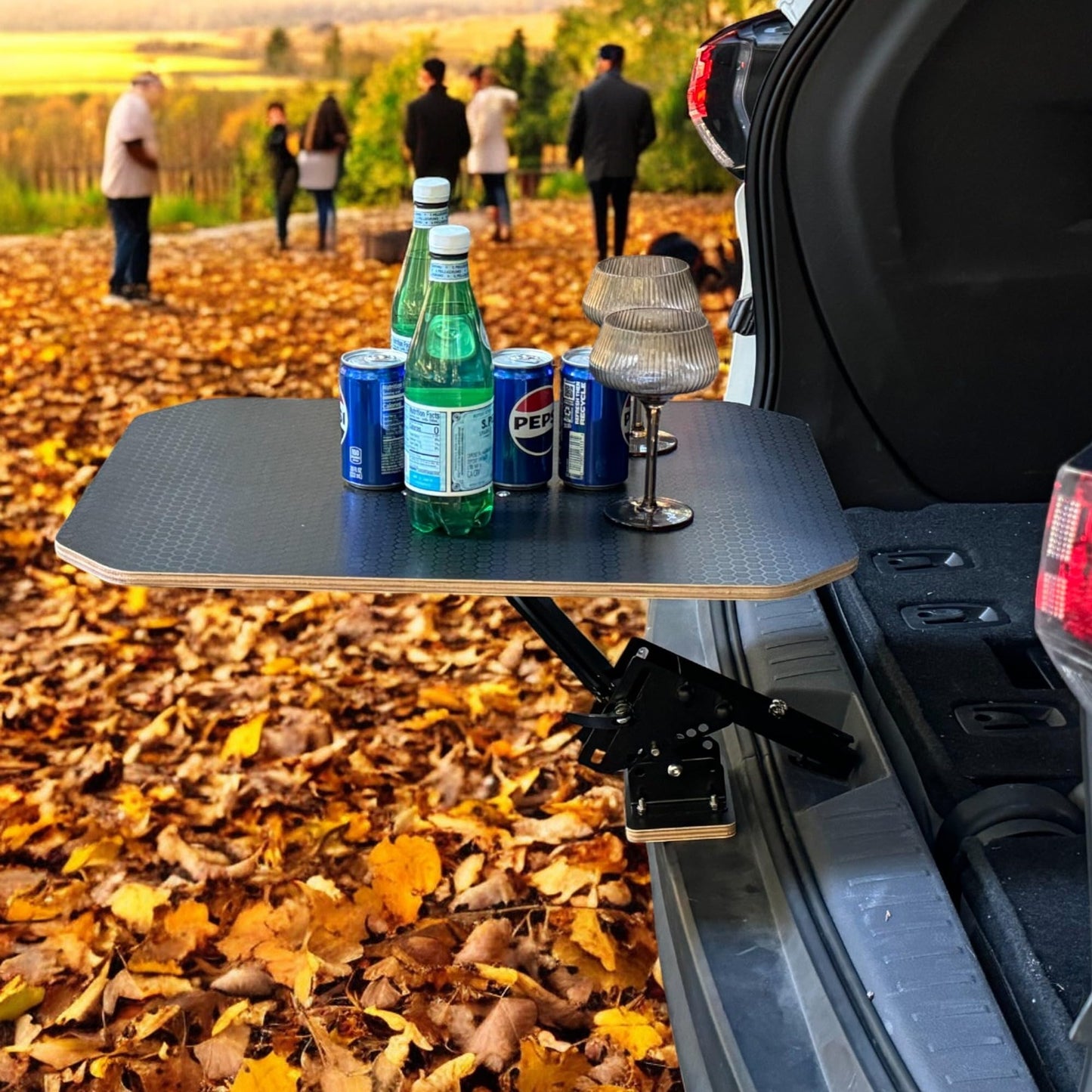 Generic Car Tail Table Portable Tailgate Camping Table for Cars, Vans & SUVs | Folding Outdoor Vehicle Table for Camping, Road Trips, Tailgating, and On-The-Go Workspaces