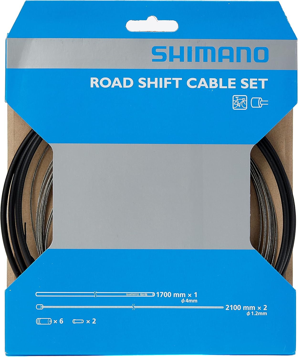 Shimano Road Gear Cable Set, Steel