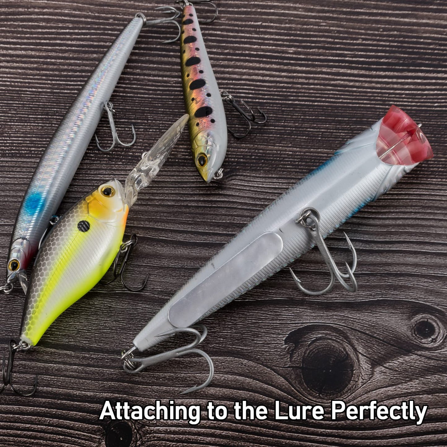 Alwonder Adhesive Weights Strips Paddles for Fishing Lures Add Weight Lead Tape Strips Roll to Suspending Crankbaits Fishing Adhesive Sinkers Stick Weights for Hardbait Jerkbaits Topwater Lures 0.47in