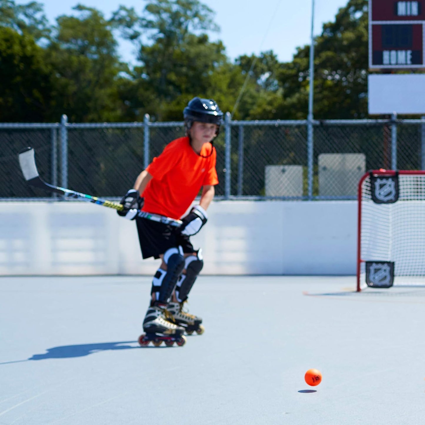 Official Size Franklin Sports NHL Street Hockey Balls | No Bounce | Assorted Colors
