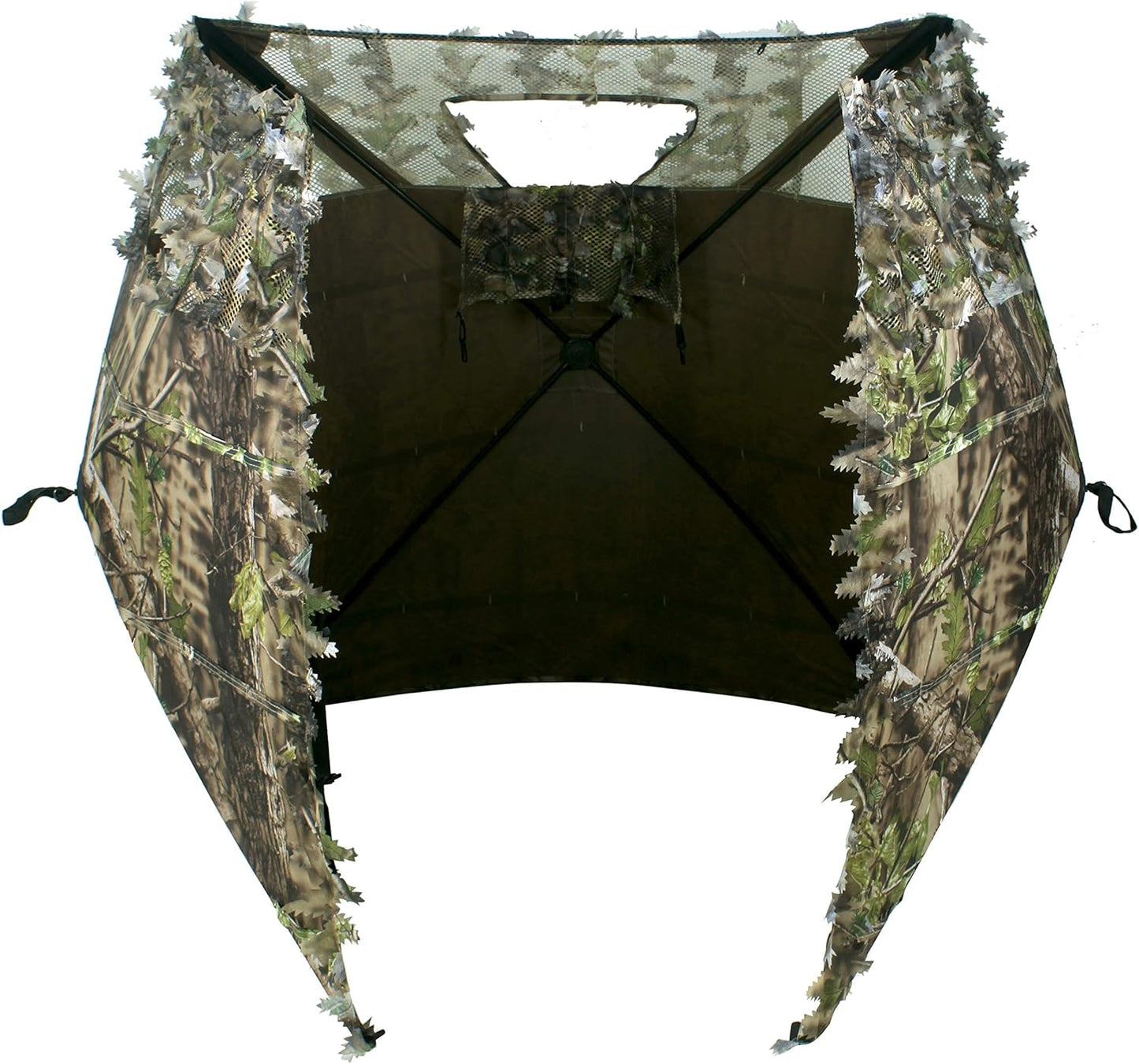 AUSCAMOTEK Pop Up Ground Blind for Deer Duck Turkey Hunting Portable Quick Setup Lightweight Green/Brown/Dry Grass Ground Peg Included