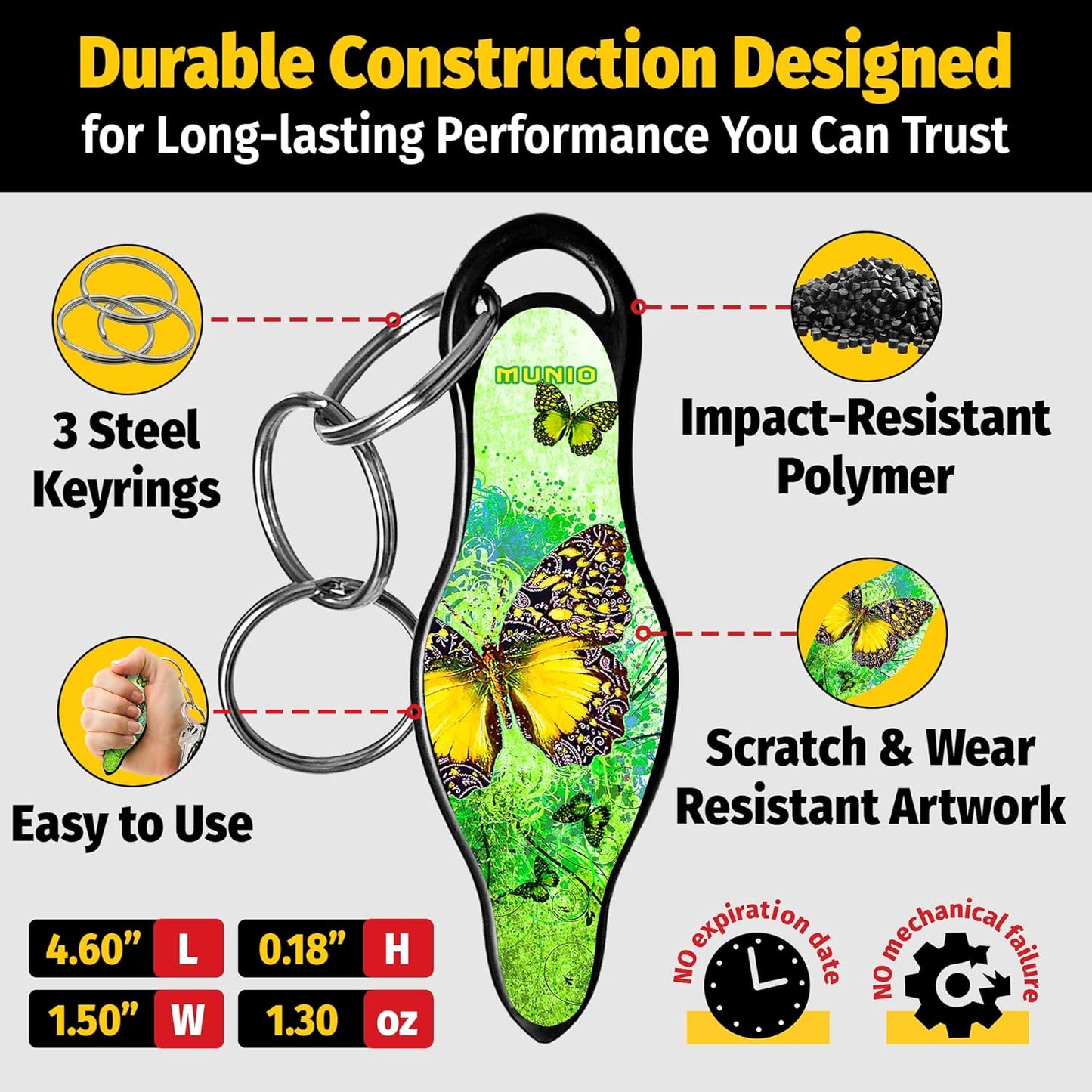 Self Defense Keychain Tool – Stylish & Portable Safety Accessory for Men & Women – TSA Approved