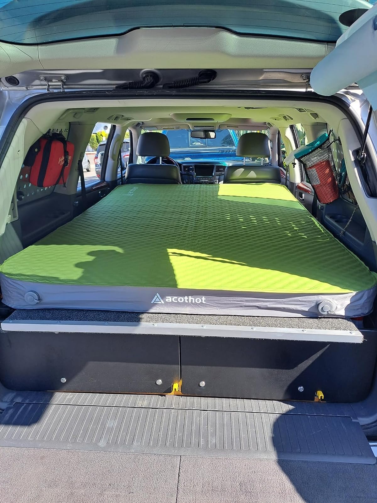 ACOTHOT Double Foam Camping Mattress Bundle with Portable Air Pump