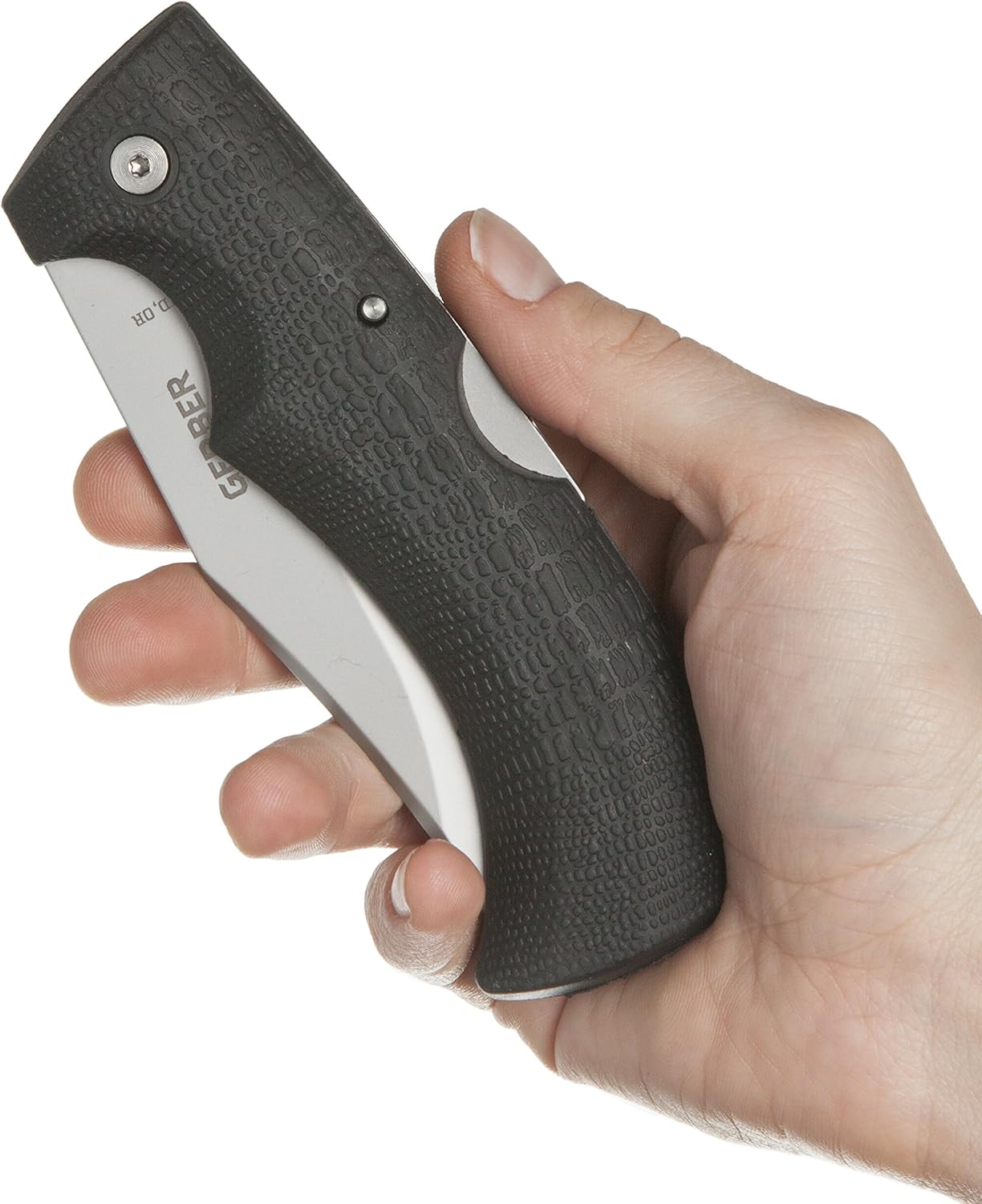 Gerber Gear Gator Folding Pocket Knife with Gator Grip for Gardening, Survival, Hunting, Camping and Bushcraft