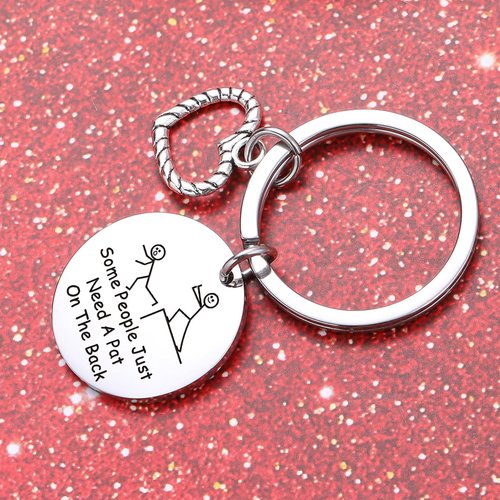 ZQEOU Humor Keychain Friend Birthday Keychain For Best Friend Jewelry Friend Appreciation Gift Sarcasm Gift Soul Sister Gift Friendship Gift Friend Going Away Gift Inspirational Gift