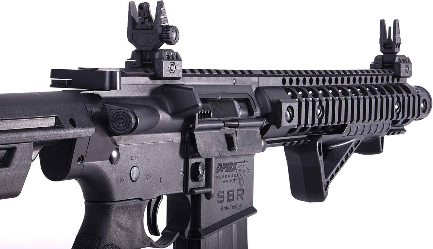 Full Auto SBR CO2-Powered BB Air Gun with Dual Action Capability