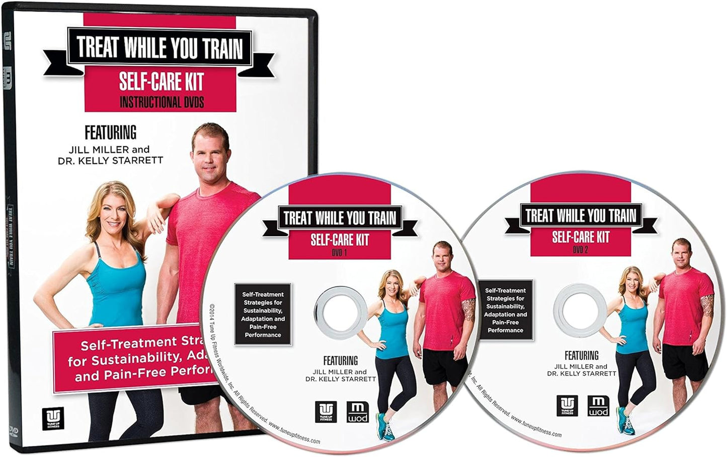 Treat While You Train Self-Care Kit with Instructional DVDs and Accessories, Ft. Jill Miller and Dr. Kelly Starrett
