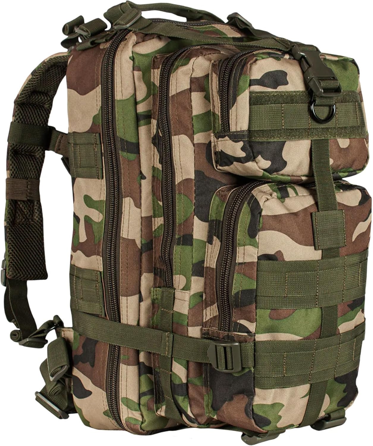 Fox Outdoor Products Medium Transport Pack | 29L Tactical Backpack with Organizer Pockets, MOLLE Webbing & Hydration Sleeve, Coyote