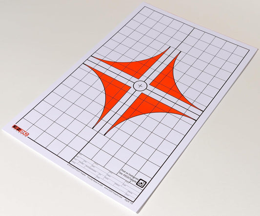 EZ2C Targets Style 10 The Best Rifle Scope Sight in (25 Pack)