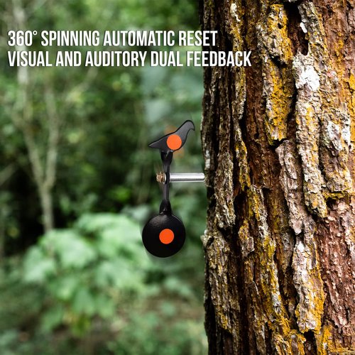 Spinner Pellet Gun Targets 4 Animals Pattern Available BB Gun Targets Rared for .177 and .22 Caliber Air Rifle Targets (Goat)