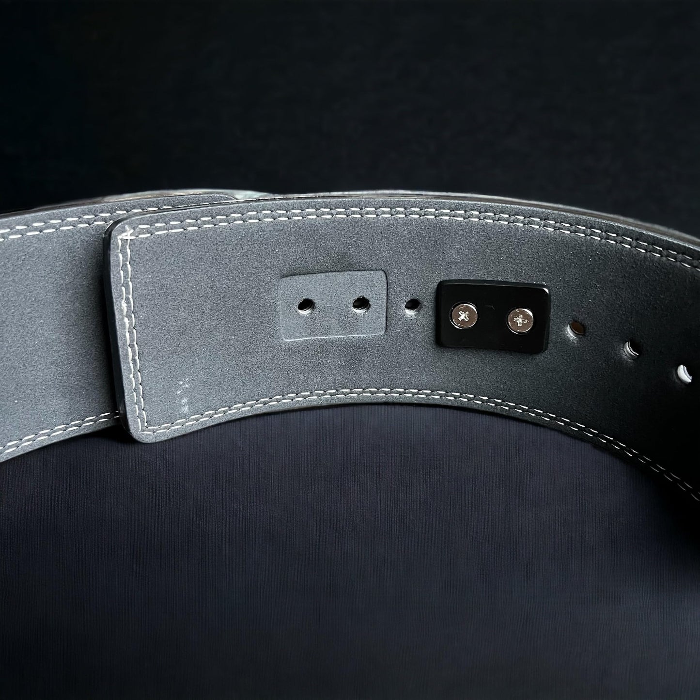 Arsa Fitness Weightlifting Adjustable Lever Belt for Men & Women Leather Weight Belt for Powerlifting Back Support Workout Deadlifts Squats 10MM Thickness 4" Width Royal Oak (X-SMALL)