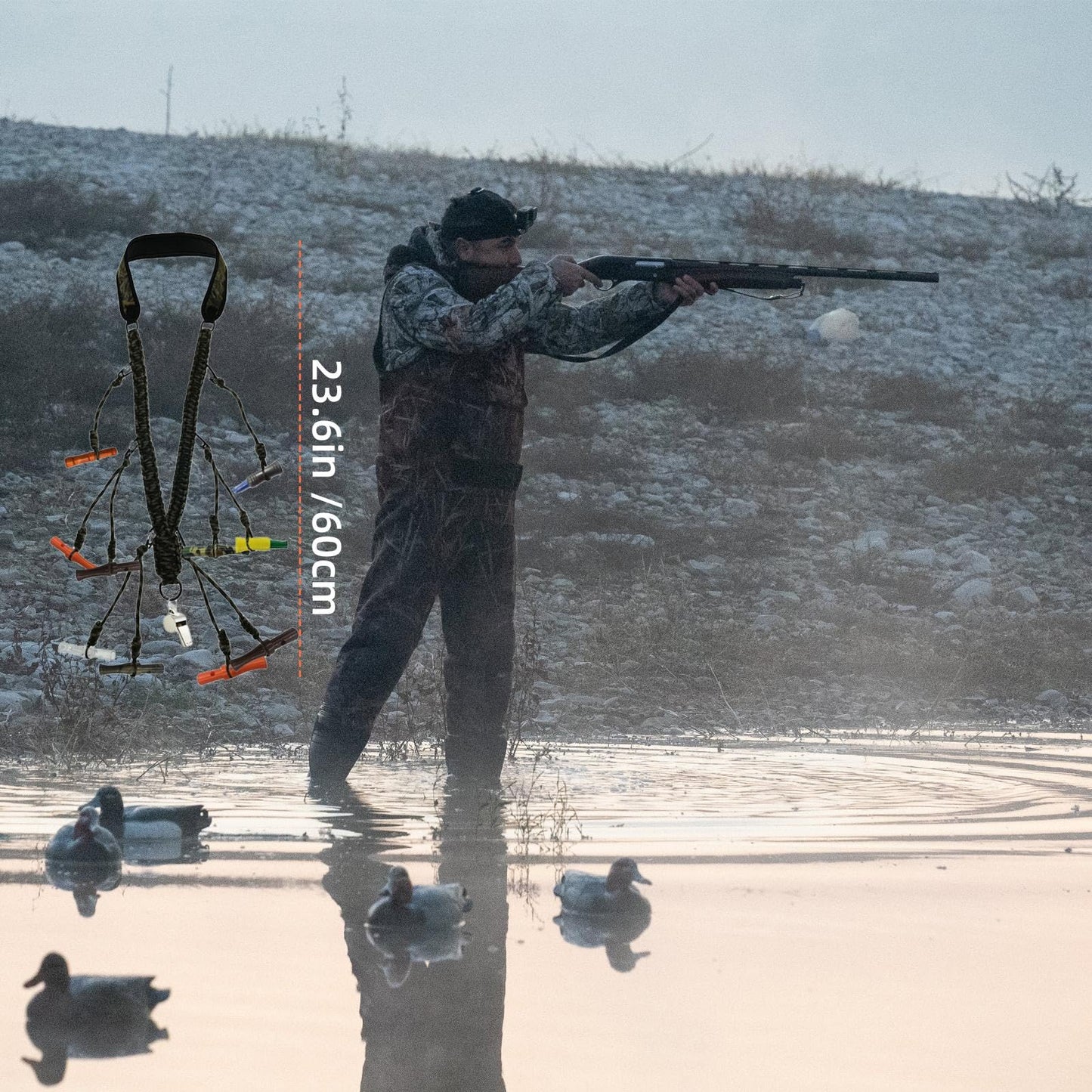 JBUJBU Duck Call Lanyard - Durable Hunting Lanyard for Duck Calls, Adjustable and Comfortable, Perfect for Hunters