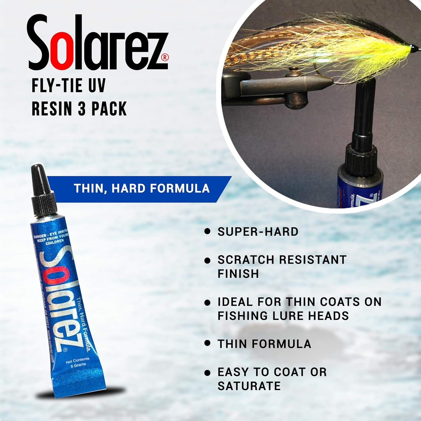 SOLAREZ Artisan Epoxy Resin Kit - Clear, UV-Resistant, 16 oz for Crafts & Repairs