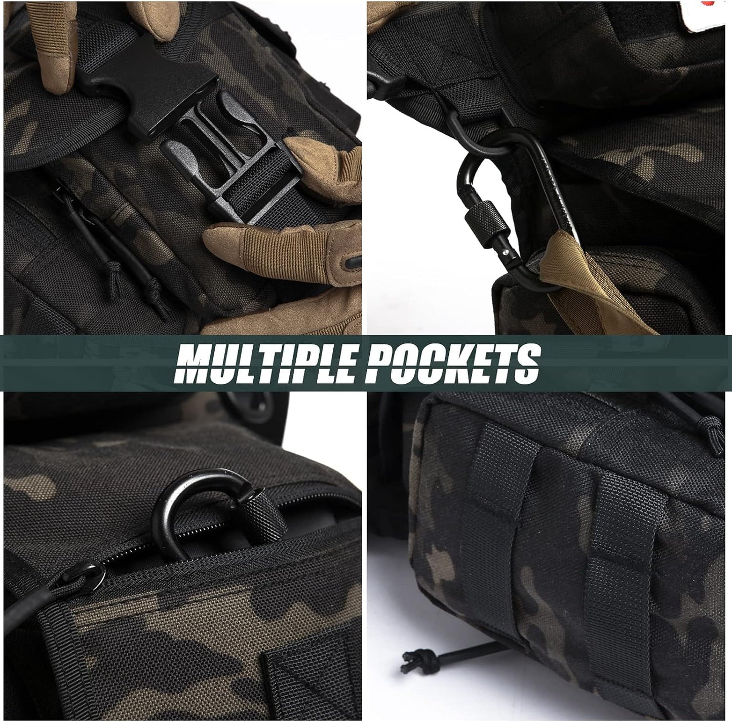 Waterproof Military Tactical Drop Leg Pouch Bag Type B Cross Over Leg Rig Outdoor Bike Cycling Hiking Thigh Bag