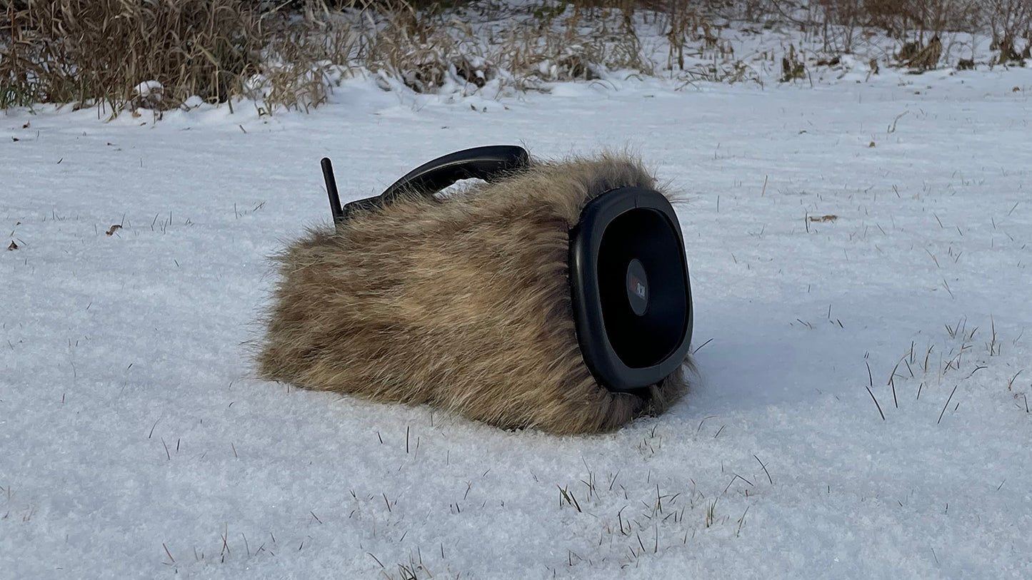 Icotec Large Fur Wrap for GCX and GCX+ Predator Calls - Fits: Outlaw+, Night Stalker+, Renegade+, Oultaw, Night Stalker, and Sabre