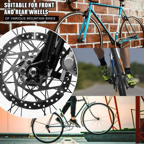 NQEUEPN 36pcs Bike Wheel Axle Nut and Bicycle Hub Safety Washer, M8/M9.5/M10 Carbon Steel Bicycle Hub Flanged Axle Nuts Bicycle Parts Accessories for Front and Rear Mountain Bike Wheel Axle