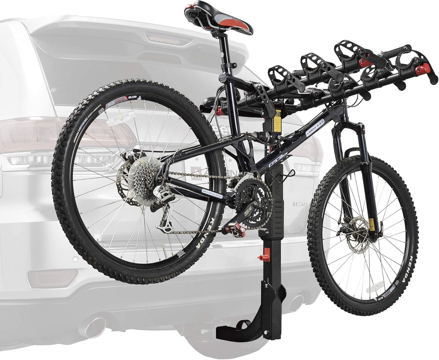 Allen Sports Deluxe Locking Quick Release 5-Bike Carrier for 2 in. Hitch, Model 552QR , Black