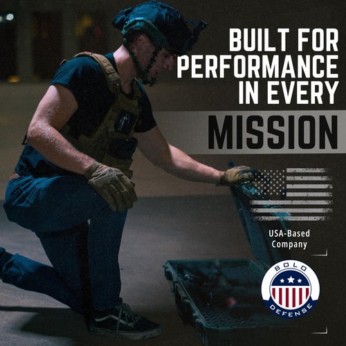 Bolo Defense Tactical Utility Vest – Lightweight Adjustable Quick Release Gear 500D Nylon Vest with Modular Loadout Design for Outdoor & Training Use (Light Brown)